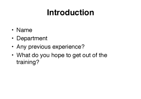 Object Awareness Training PowerPoint Object Awareness Training PowerPoint