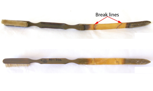 Whalebone Toothbrush Before Treatment Whalebone Toothbrush Before Treatment